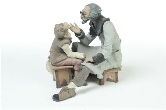 Appraisal: LLADRO DOCTOR FIGURE Spain nd half- th century Country doctor