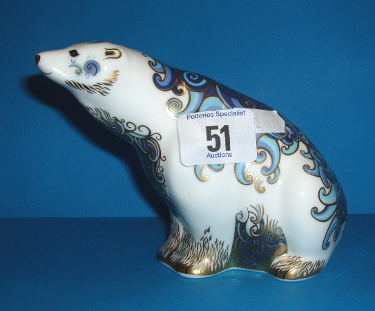 Appraisal: Royal Crown Derby Aurora Polar Bear Limited Edition Of Boxed