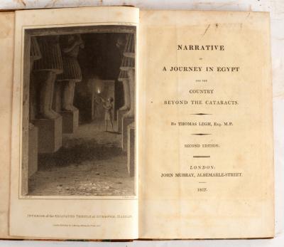 Appraisal: Legh Thomas Narrative of a Journey in Egypt Second Edition