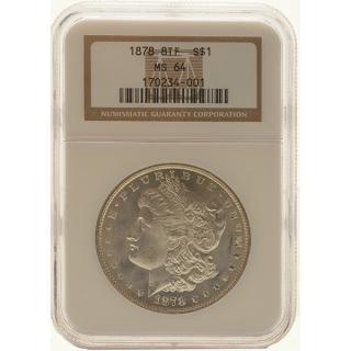 Appraisal: US TF Morgan NGC MS US TF Morgan NGC MS