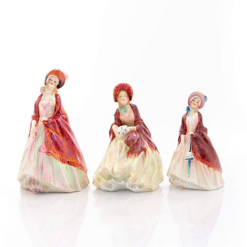 Appraisal: ROYAL DOULTON FIGURINES HER LADYSHIP PAISLEY SHAWLS Her Ladyship HN