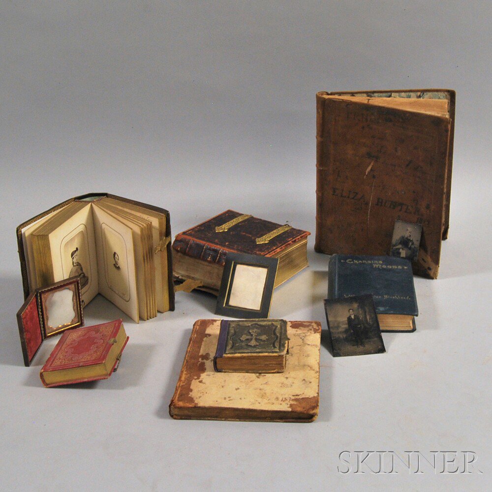 Appraisal: Small Group of Early Photos Journals and Books including two