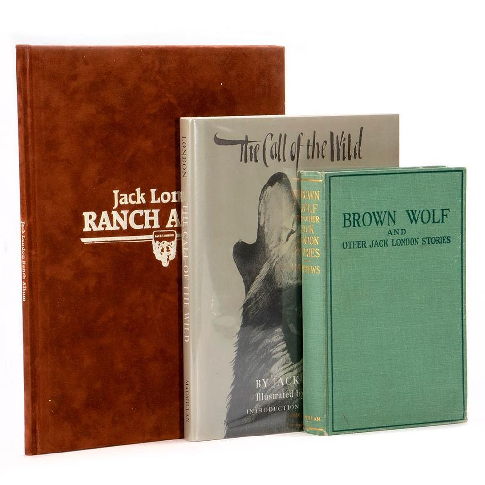 Appraisal: Three Jack London titles two signed The Call of the