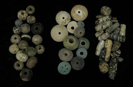 Appraisal: Assorted Roman Byzantine Glass Beads Provenance The Collection of Patti