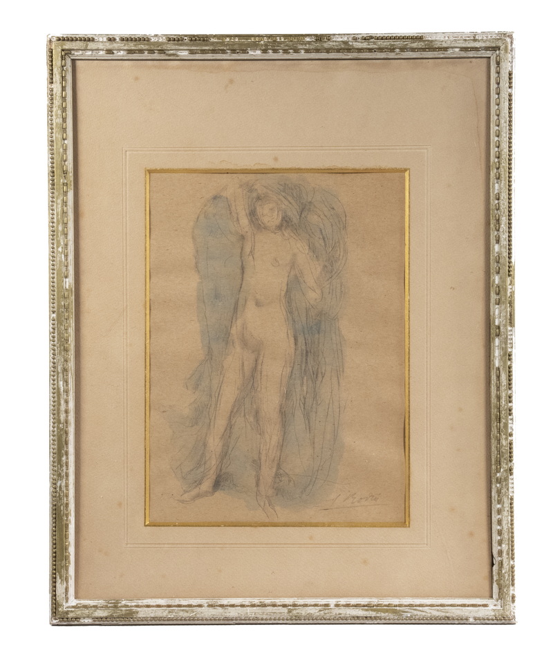 Appraisal: AUGUSTE RODIN FRANCE - A Standing Nude Woman an Angel