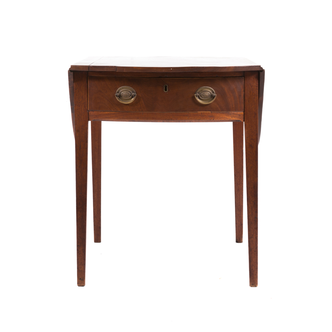 Appraisal: George III mahogany Pembroke table late th century in W