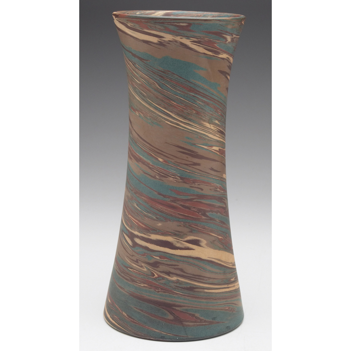 Appraisal: Niloak Missionware vase large shape with a colorful swirling design