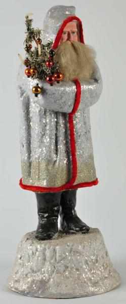 Appraisal: Belsnickel Santa Candy Container Description Wonderful face with blue robe