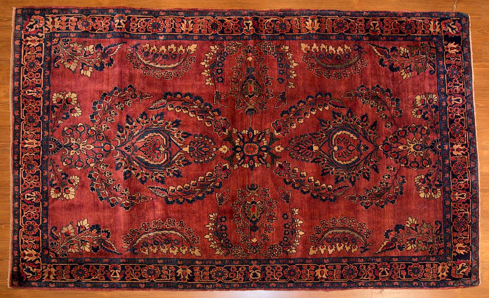 Appraisal: Antique Sarouk rug approx x Persia circa Condition Excellent condition