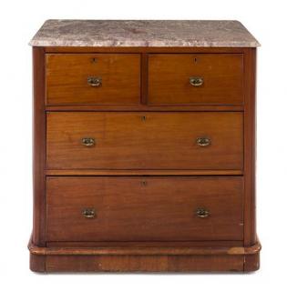 Appraisal: An American Mahogany Chest of Drawers Height x width x