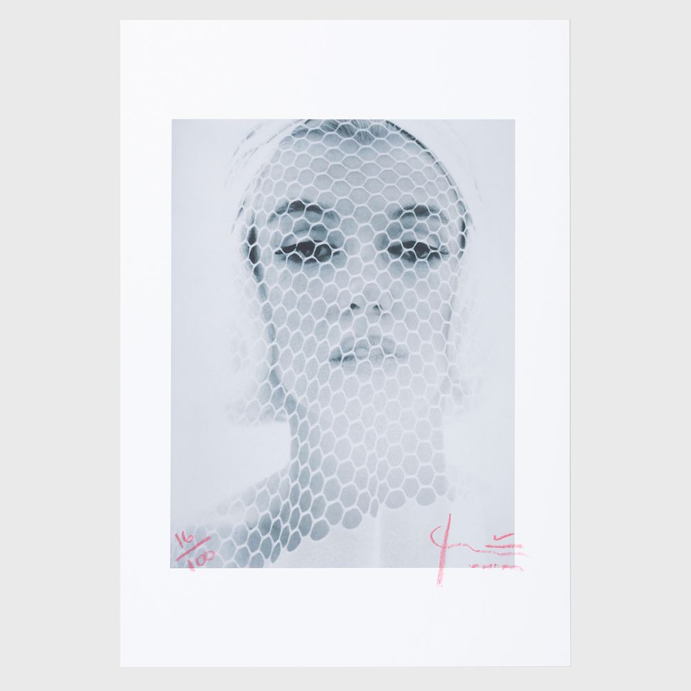 Appraisal: Bert Stern - Marilyn in a Veil Chromogenic print signed