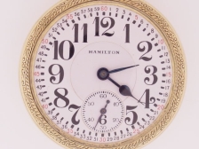 Appraisal: Hamilton S J Montgomery dial in clean YGF OF case