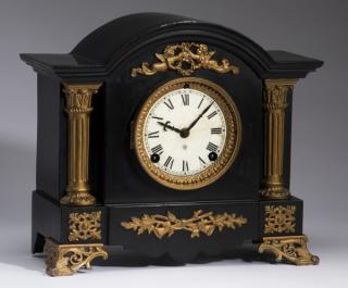 Appraisal: Neoclassical style Ansonia mantel clock Neoclassical style mantel clock by