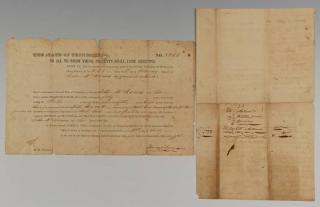 Appraisal: James K Polk documents James K Polk - Documents st