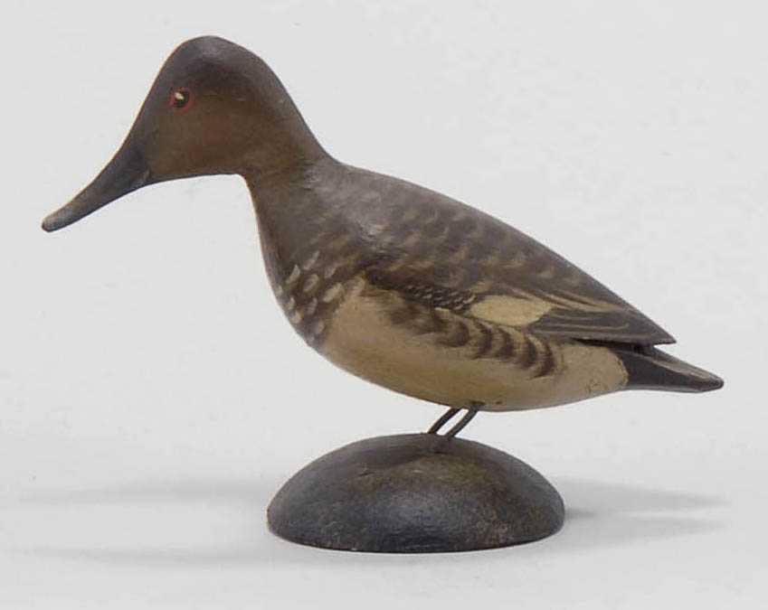 Appraisal: MINIATURE CANVASBACK HEN By A E Crowell of East Harwich