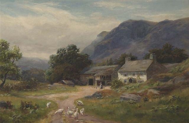 Appraisal: WILLIAM LAKIN TURNER - - Yewdale Lake District signed inscribed