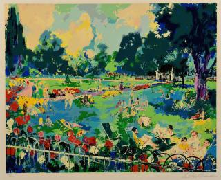 Appraisal: LeRoy Neiman Signed Serigraph Regents Park LeRoy Neiman American -