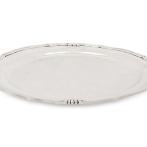 Appraisal: A Mexican Silver Tray ozt dwt marked 'Sterling' to underside