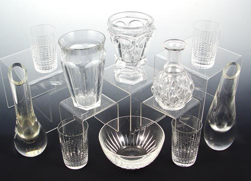 Appraisal: PIECE ESTATE COLLECTION OF BACCARAT CRYSTAL To include pair of