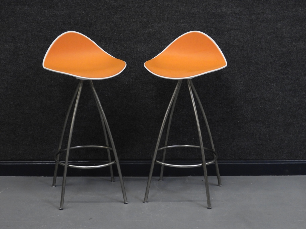 Appraisal: PR JESUS GASCA AUTHENTIC STUA ONDA BARSTOOLS Spain Designed by