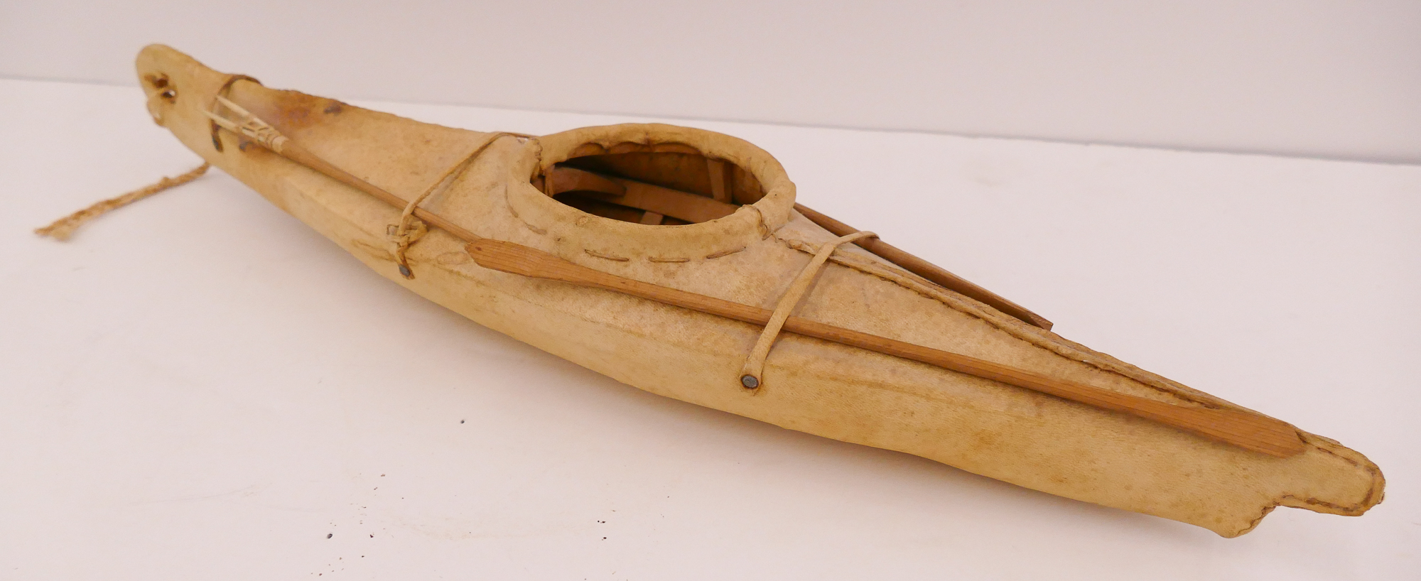 Appraisal: Old Eskimo Kayak Model- ''