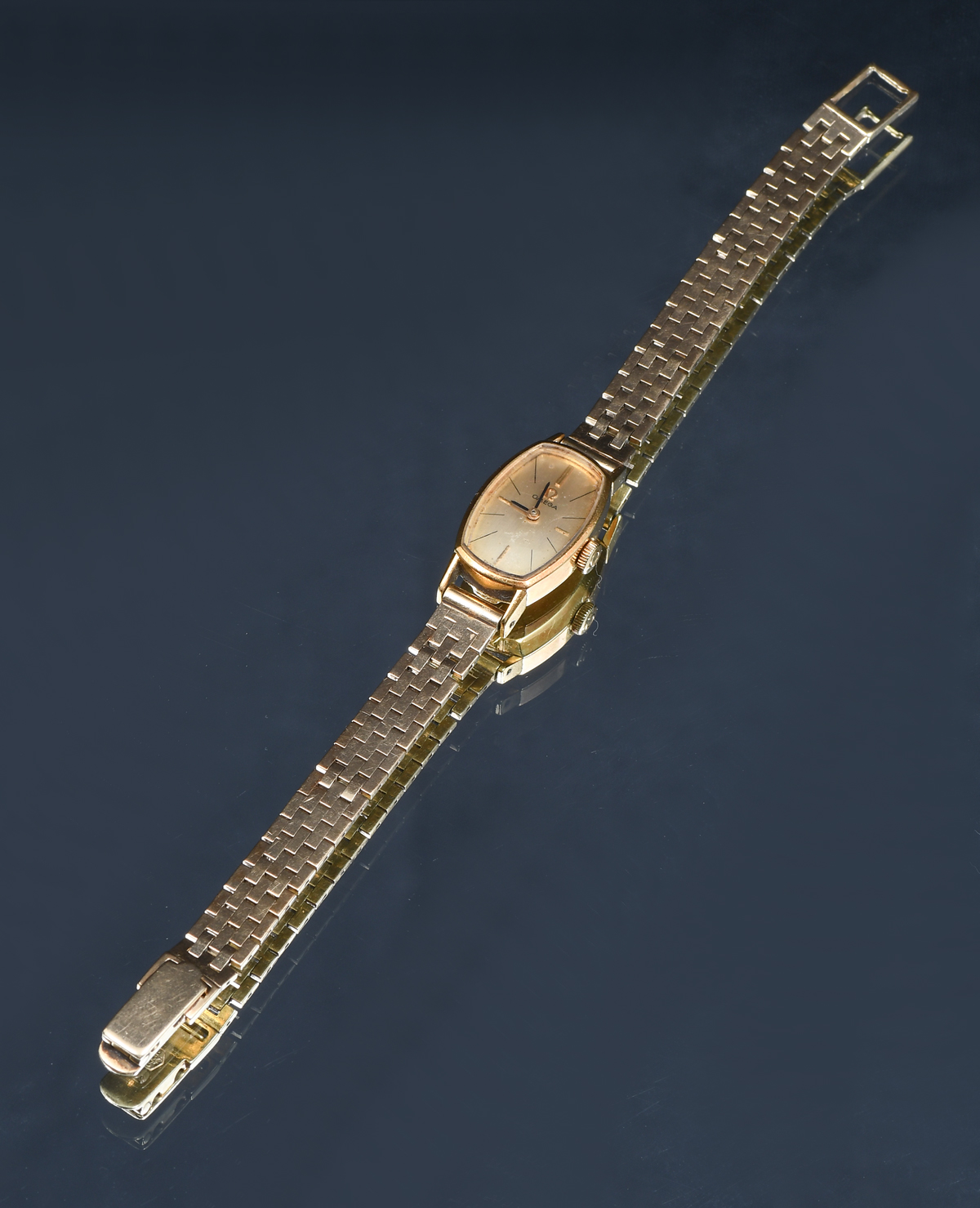 Appraisal: LADIES K OMEGA WATCH Ladies K yellow gold Omega watch