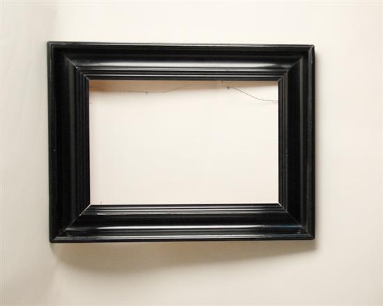 Appraisal: An Ebonized Pine Frame H W