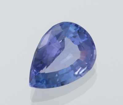 Appraisal: An Unmounted Tanzanite UGL Report Mixed pear cut weighting carat