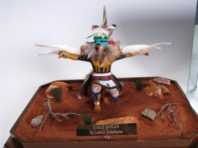 Appraisal: Eagle Dancer doll in display box by Lowell Talashoma contemporary