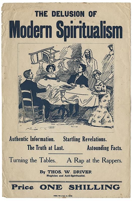 Appraisal: The Delusion of Modern Spiritualism Driver Thomas The Delusion of