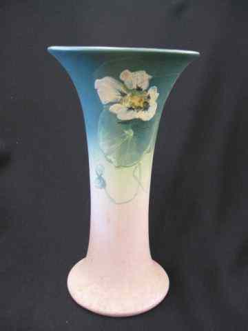 Appraisal: Weller ''Hudson'' Art Pottery Vase fine handpainted floral '' signed