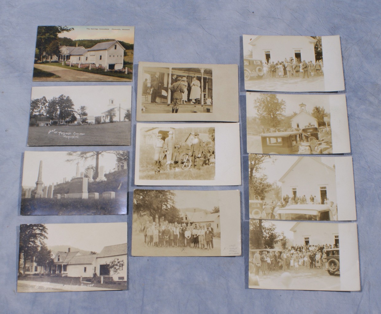 Appraisal: Calvin Coolidge post cards many real photo of his life