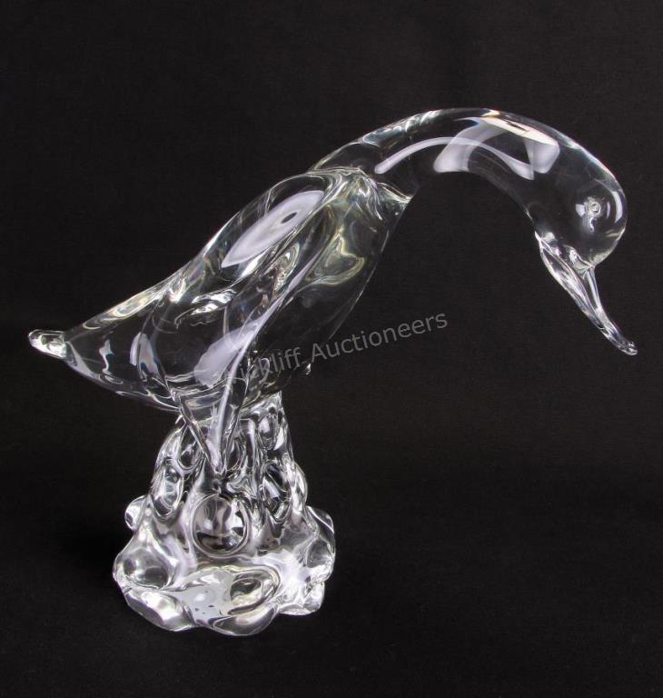 Appraisal: Licio Zanetti Murano Art Glass Duck vintage Murano sculpture depicting