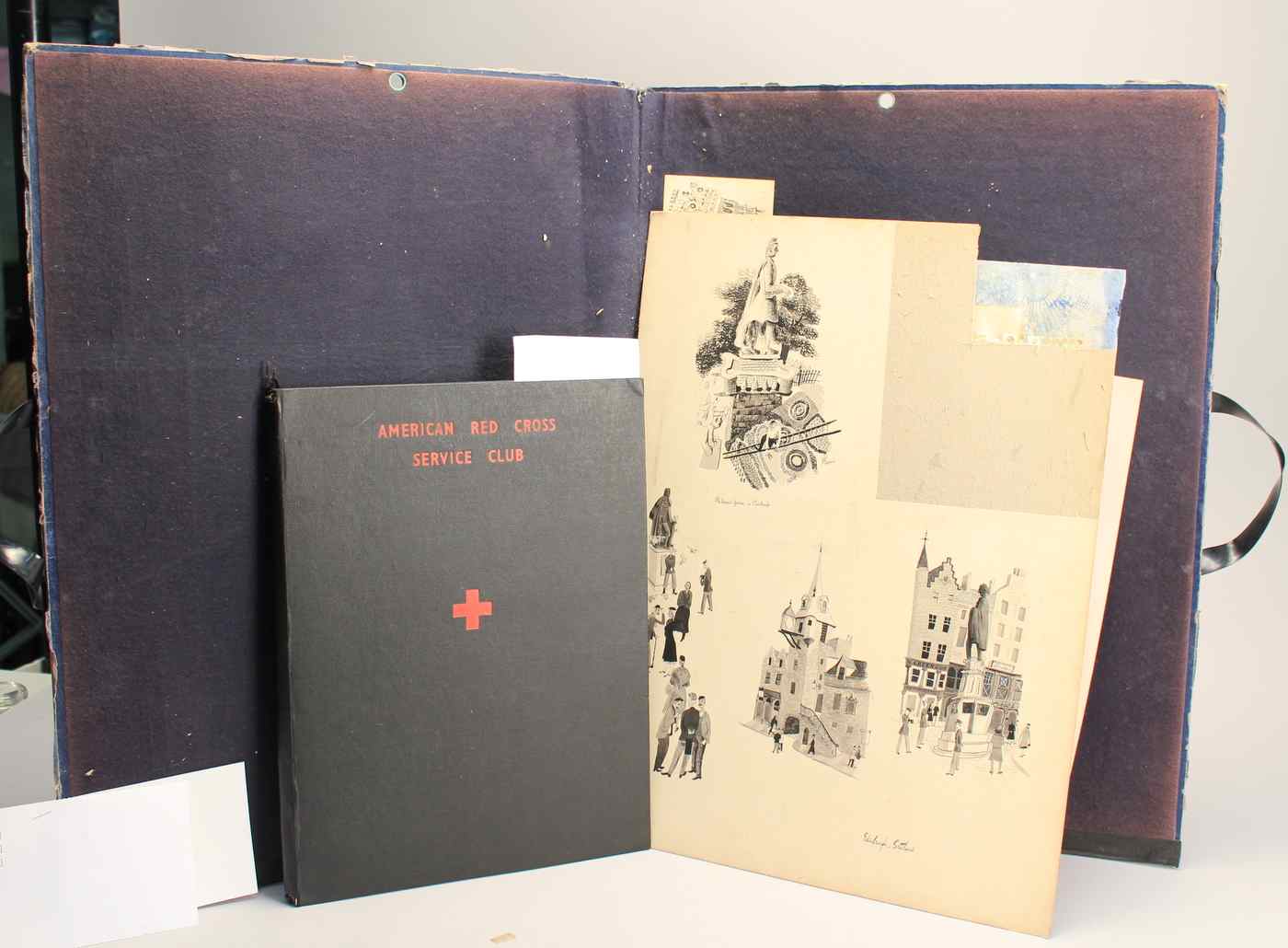 Appraisal: RIC HOWARDAmerican - Black American Red Cross Service Club'' folder