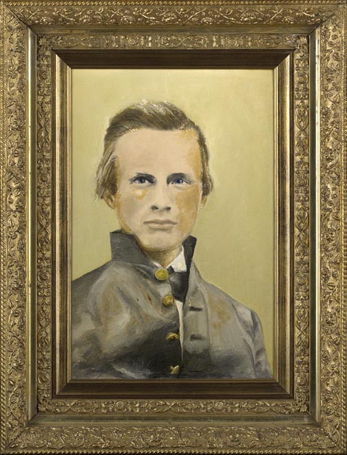 Appraisal: Southern School th Century Portrait of a Confederate Soldier oil