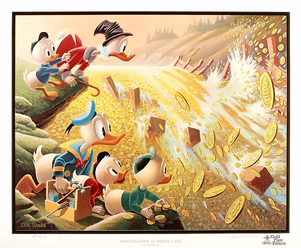 Appraisal: Carl Barks Another Rainbow Gold Plate Artist Proof AP- to