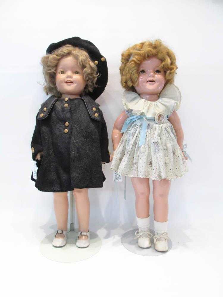 Appraisal: TWP IDEAL SHIRLEY TEMPLE DOLLS each marked with Shirley Temple