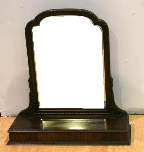 Appraisal: A mahogany toilet mirror early th century cm wide cm