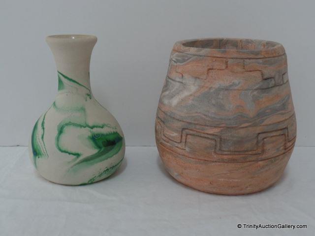 Appraisal: US Native American Pottery Collectibles Includes very nice Native American