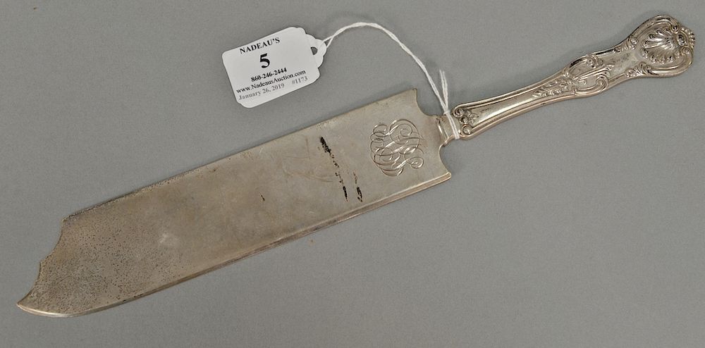 Appraisal: Howard Co sterling silver knife King Pattern lg in t