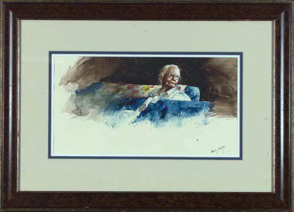 Appraisal: Donny Finley American Alabama Contemporary Resting watercolor on paper -