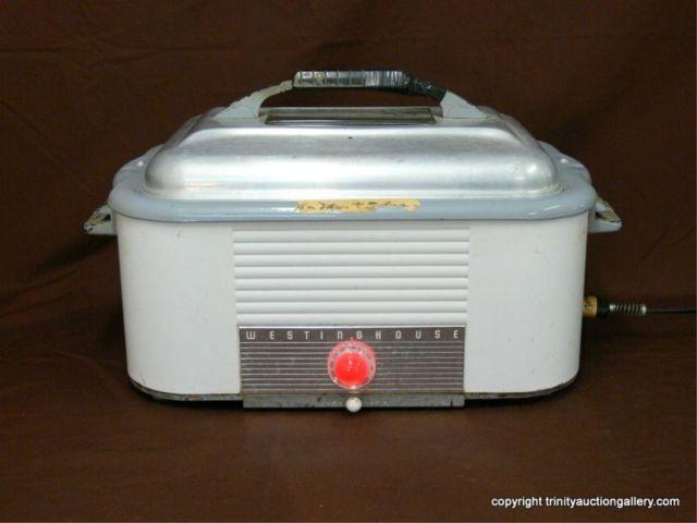 Appraisal: Vintage Westinghouse Electric Roaster Cooker - with porcelain enamel insert