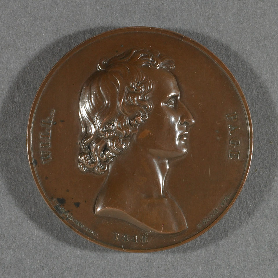 Appraisal: American Artists William Will Page - Copper Medal C C