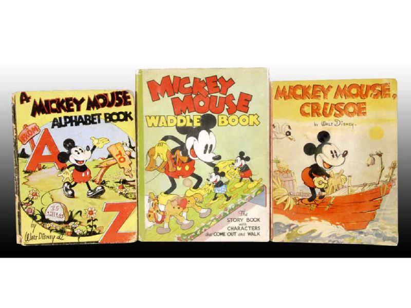 Appraisal: Lot of Walt Disney Mickey Mouse Story Book AB Description