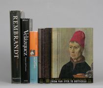 Appraisal: Lot of Four Hardbacked Art Books Lot includes Robb David