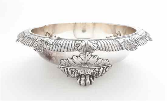 Appraisal: An American Soldered Silver Center Bowl Tiffany Co circa of