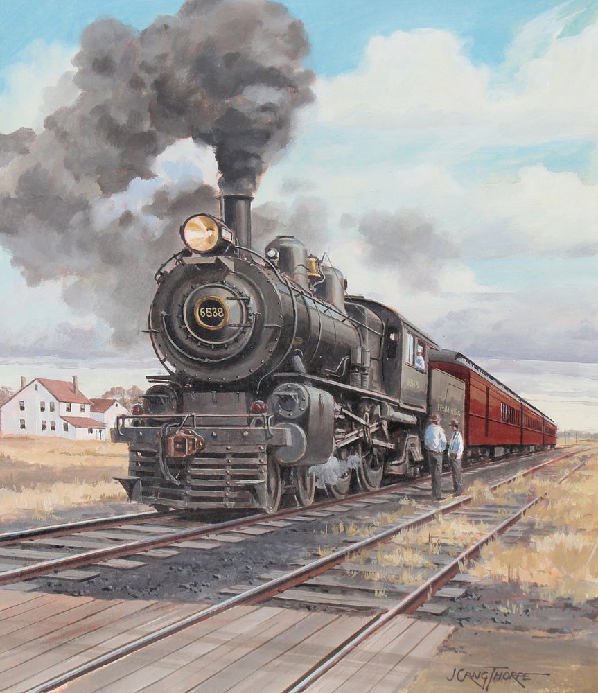 Appraisal: J Craig Thorpe B Delaware Locomotive Oil J Craig Thorpe