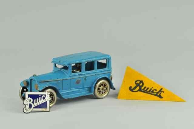 Appraisal: ARCADE BUICK SEDAN Cast iron done in bright blue w