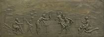 Appraisal: Helmuth Schievelkamp German b - Classical Scene Copper electotype medium