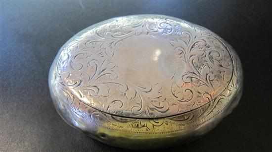 Appraisal: CHESTER STERLING TOBACCO TIN